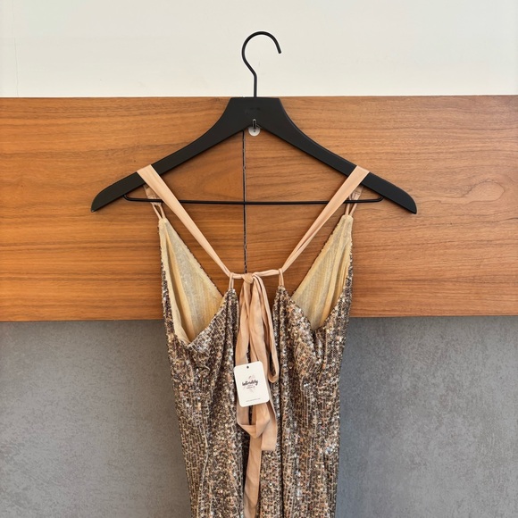 Free People Gold Mini Dress - Picture 10 of 15